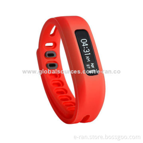 ER-W09 wristband pedometer with CPU TI, Supports iOS, Android, Microsoft's Windows Systems